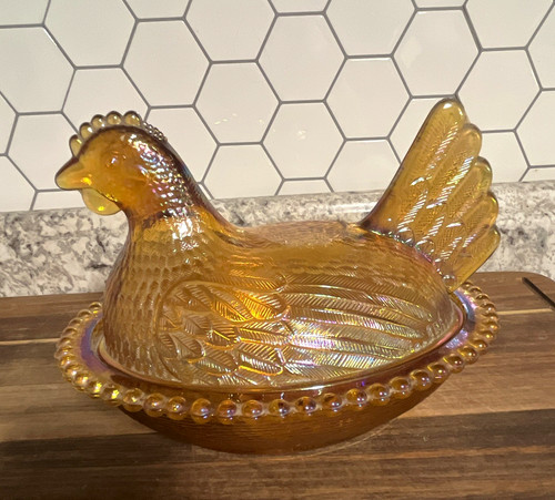 Unmarked amber iridescent - unmarked,