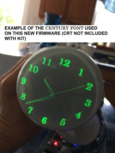 Osc7 oscilloscope clock - osc7.8,