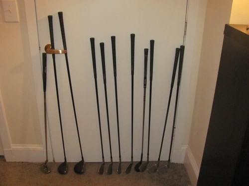 Lot set 11 golf - golf, clubs