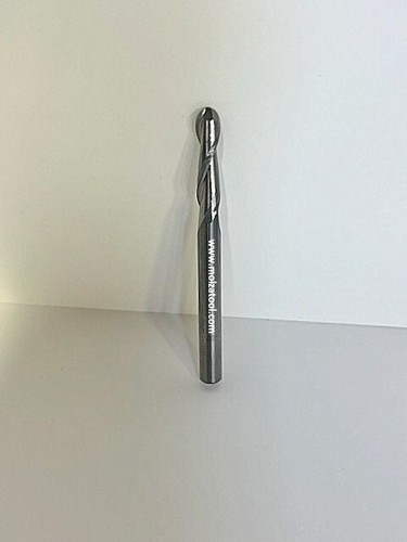 Carbide end mill diameter - end, 1/8