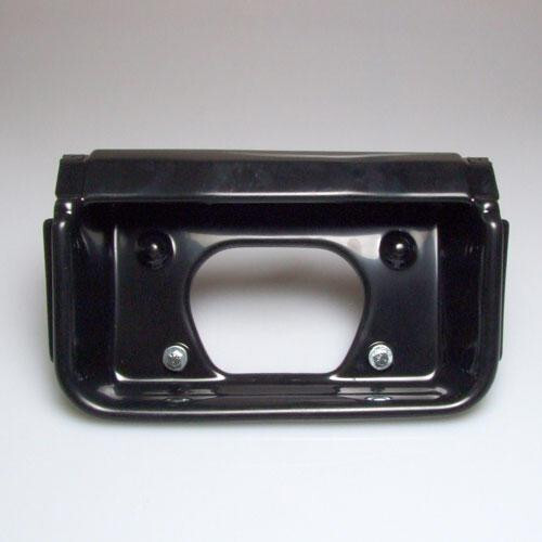 Rear license plate pocket - rear,