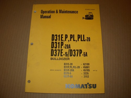 Komatsu d31e pll - d31e,p,pl,pll-20,