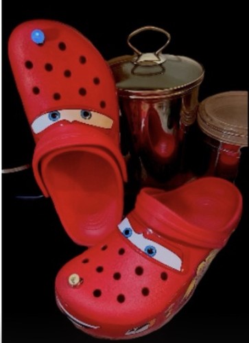 Rare lightning mcqueen crocs - lightning,