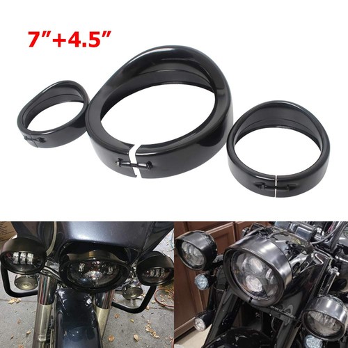 Black fog light trim - black,