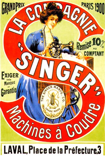 1900 singer sewing machine - singer,