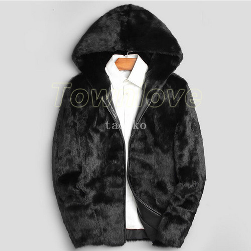 Winter men real mink fur - real,