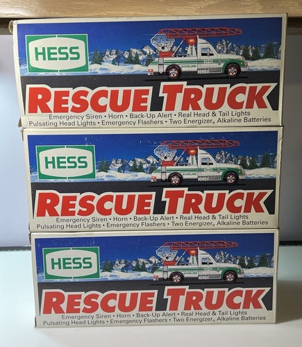 1994 hess fire rescue trucks - 1994,