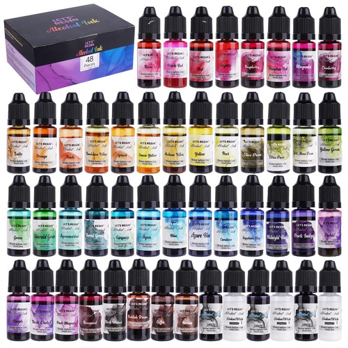 48pcs concentrated alcohol ink - concentrated,