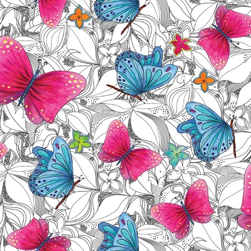 Fantasy garden benartex - fantasy, garden-benartex