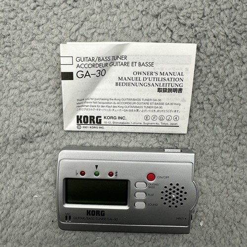 Korg guitar bass tuner - bass,