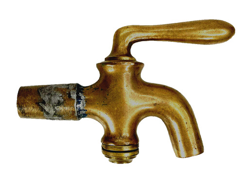 Antique brass wine beer - beer, water