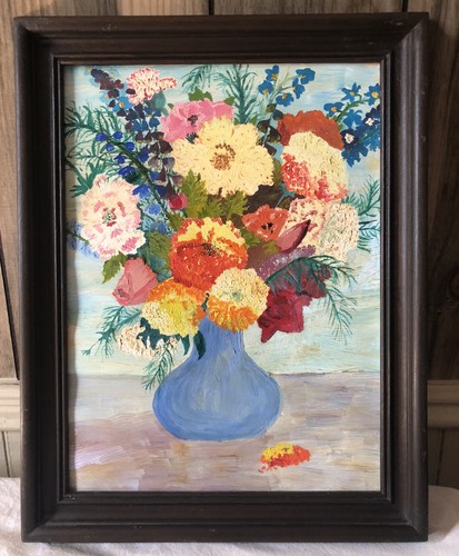 Vintage painting colorful - painting,