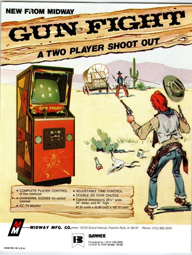 1970s midway gun fight - gun,