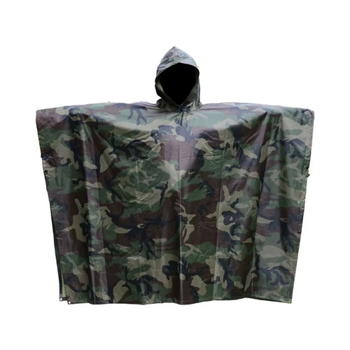 Poncho military woodland - poncho,