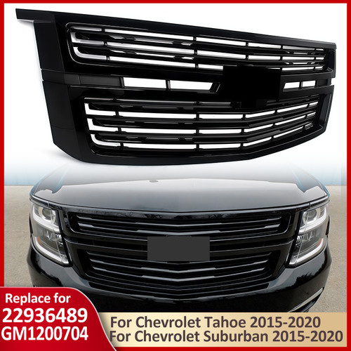 Front upper grille gloss black - front,