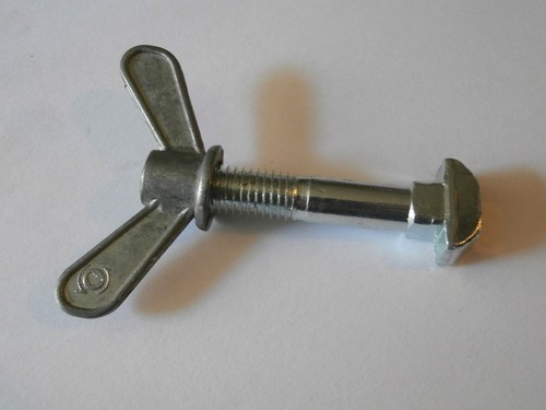 Seat bolt wing nut - t-bolt,