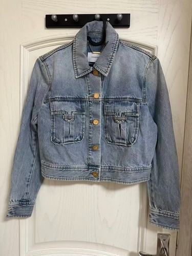 New zimmermann denim crop - new,