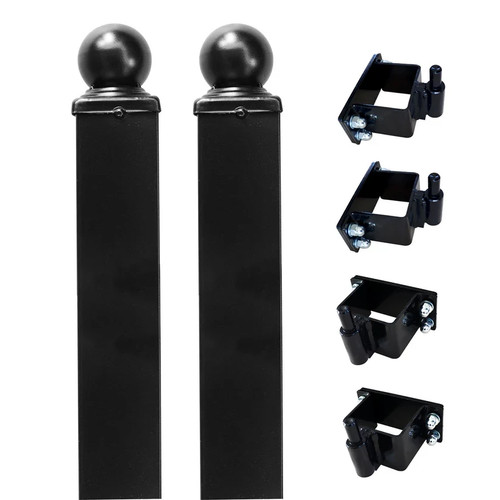 10x4x4 gate post set with - set,