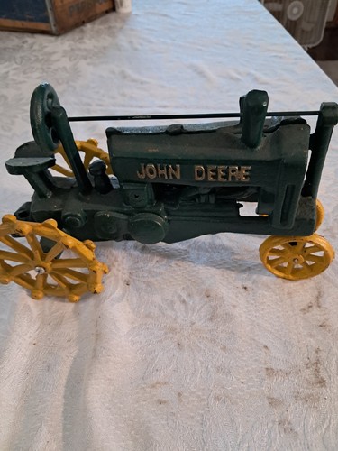 Vintage cast iron john - john, deere