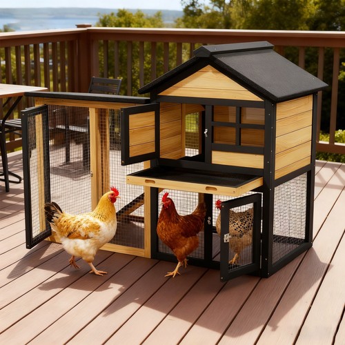 Weatherproof wooden backyard - wooden,