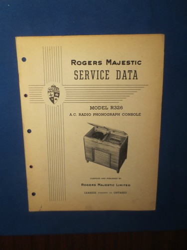 Rogers majestic r326 radio - majestic,