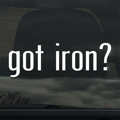 Got iron custom vinyl sticker - got,