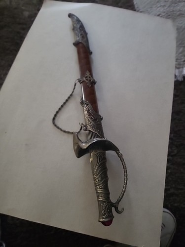 Decorative sword with ornate - decorative,