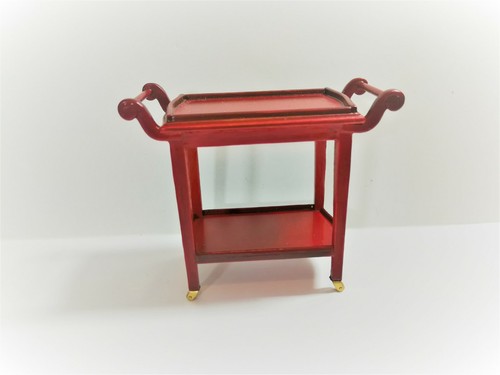 Dollhouse tea cart two - dollhouse,