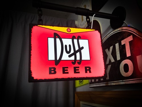 Duff beer hanging led light - xl,