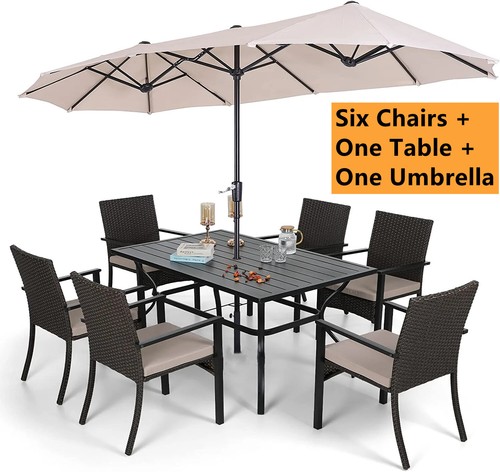 Piece patio dining - 7,