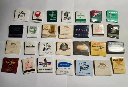 Vintage lot matchbooks - lot, 28