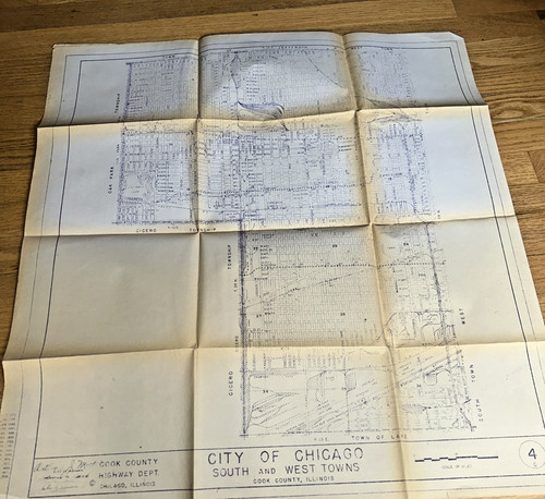 1958 city chicago - city, of