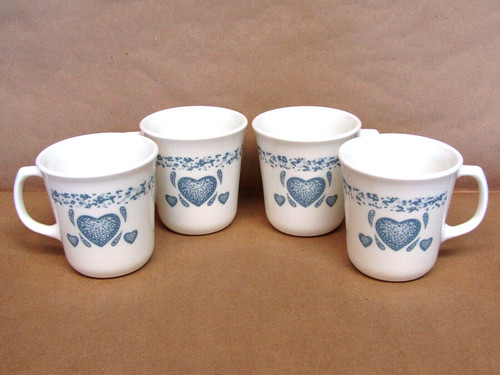 Corning usa blue - blue, heart