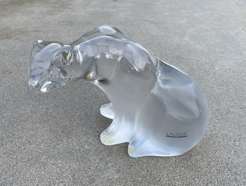 Lalique crystal large - crystal, 6.5”