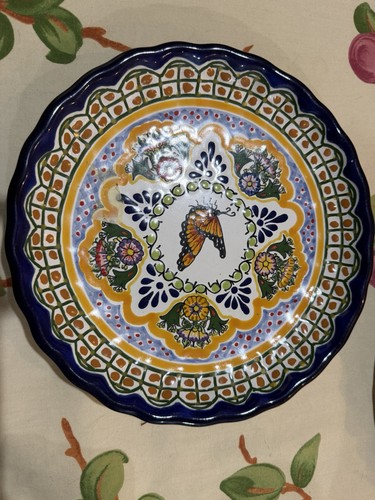 Talavera painted mexican - talavera,