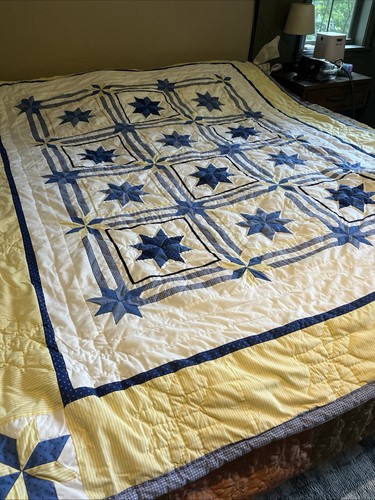 Vintage quilt star pattern - vintage,