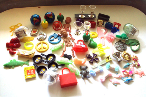 Vtg gumball charm cracker jack - vtg,
