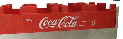 Red coca cola liter - coca-cola, crate