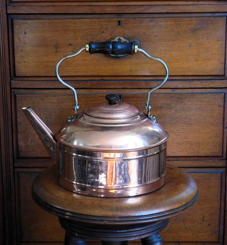 Large copper tea kettle - large,