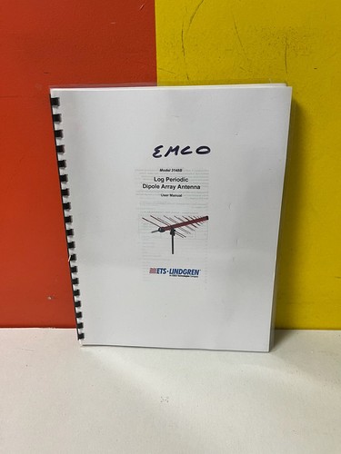 Emco 31488 log - 31488, dipole