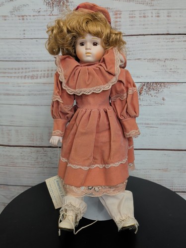 America porcelain doll - porcelain, by
