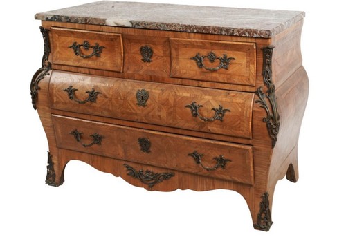Antique marble top louis xiv - antique,