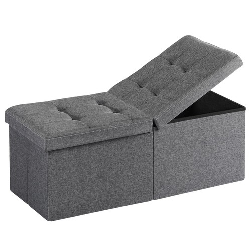 Storage ottoman bench footrest - storage,