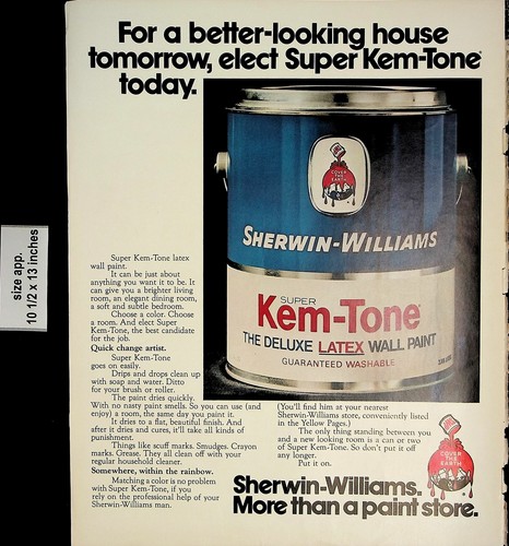 1972 sherwin williams kem - williams,