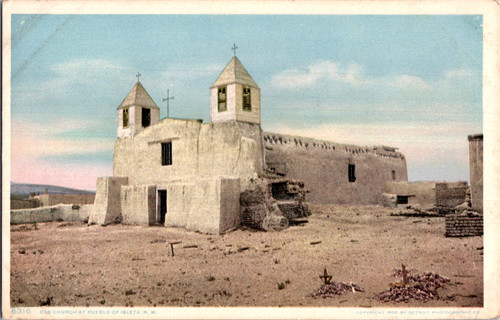Vintage postcard isleta new - vintage,