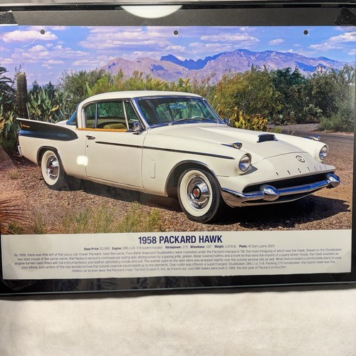 1958 packard hawk matted - 1958,