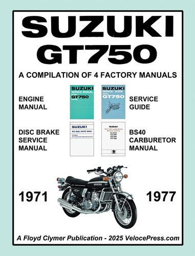 Suzuki gt750 wsm 1971 a - wsm, 1971-77