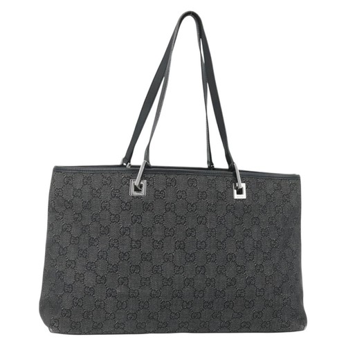 Gucci canvas tote bag - gucci, black