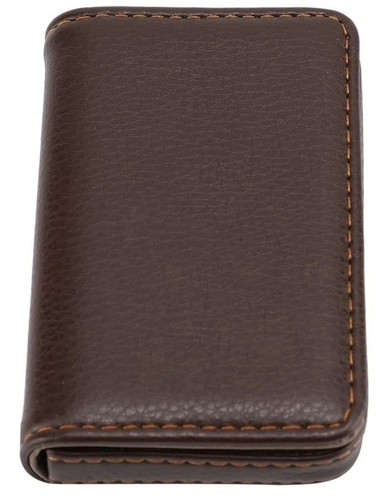 Leather business card - leather,