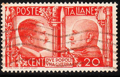 Stamp italy 414 wwii war - italy,